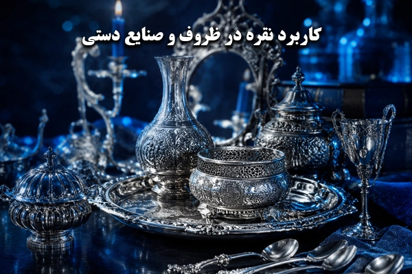 کاربرد نقره در ظروف و صنایع دستی